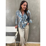 MARTA DU CHATEAU Marta du Chateau dame bluse MdcAlena 8108 Shirt JeansGA7884n
