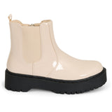 SHOES Melanie dame støvler 68282 Shoes BeigePAT