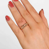muun STUDIOS Muun Studios Panser Dainty Ring 18K Guldbelag R068 Jewelry Guld