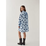 Noella NOELLA dame kjole N-LORENIA Dress Delice Blue Print