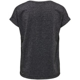 ONLY ONLY DAME TOP ONLMOSTER Restudsalg Black Silver lurex