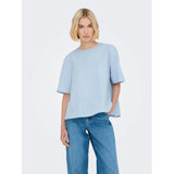 ONLY ONLY DAME TOP ONLTUVA Restudsalg Cashmere Blue