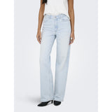 ONLY ONLY Dame Jeans ONLJuicy Jeans Light Blue Bleached Denim