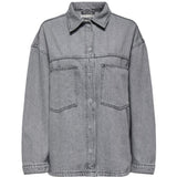 ONLY ONLY Dame Skjorte ONLEMMIE Shirt Medium Grey Denim