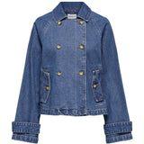 ONLY ONLY dame jakke ONLAPRIL Jacket Medium blue denim