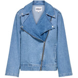 ONLY ONLY dame jakke ONLJOHANNA Jacket Light Blue Denim
