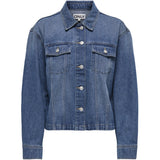ONLY ONLY dame jakke ONLMIKA Denim Jacket Medium blue denim
