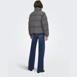 ONLY ONLY dame jakke ONLSERENA Jacket Chipmunk BLUE AND OFF WHITE CHECK