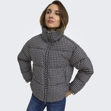 ONLY ONLY dame jakke ONLSERENA Jacket Chipmunk BLUE AND OFF WHITE CHECK