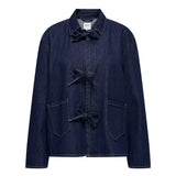 ONLY ONLY dame jakke ONLTHILLE Restudsalg Dark Blue Denim Rinse
