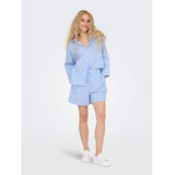 ONLY ONLY dame shorts ONLAUGUSTA Pant Cloud Dancer BLUE STRIPES