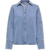ONLY ONLY dame skjorte ONLFRIDA Shirt Light Medium Blue Denim