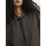 ONLY ONLY dame skjorte ONLMAYLIN Shirt Black HARVEST CHECK