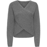 ONLY ONLY dame strik ONLMAGGIE Knit Medium grey melange