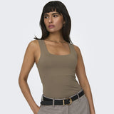 ONLY ONLY dame top ONLEA Top Walnut