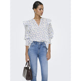 ONLY Only dame bluse ONLIDRIS Blouse Cashmere Blue MINI FLORAL