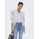 ONLY Only dame bluse ONLIDRIS Blouse Cashmere Blue MINI FLORAL