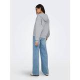 ONLY Only dame hoodie ONLNAOMI Sweatshirt Light Grey Melange