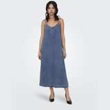 ONLY Only dame kjole ONLDIA Dress Light Blue Denim