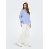 ONLY Only dame skjorte ONLGRACE Shirt Brunnera Blue WHITE