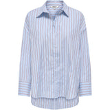 ONLY Only dame skjorte Onloregon Shirt Dusty Blue FIG
