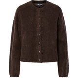 PIECES PIECES Dame Cardigan PCManika Cardigan Hot Fudge Melange