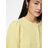 PIECES PIECES Dame Cardigan PCSilly Cardigan Pale Banana MELANGE