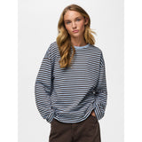 PIECES PIECES dame Bluse PCSADIE Blouse Cashmere Blue Hot Fudge