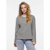 PIECES PIECES dame Bluse PCSADIE Blouse Cloud Dancer Black