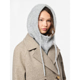 PIECES PIECES dame balaclava PCNAMBI Hats Light Grey Melange