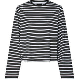 PIECES PIECES dame bluse PCFIONA Blouse Black Bright White