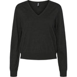 PIECES PIECES dame bluse PCNATALIE Knit Dark grey melange