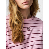 PIECES PIECES dame bluse PCSADIE Blouse Roseate Spoonbill TAWNY PORT