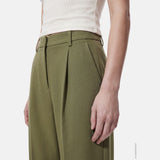 PIECES PIECES dame bukser PCBOSELLA Pant Sphagnum