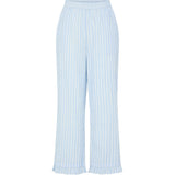 PIECES PIECES dame bukser PCLILIA Restudsalg Nantucket Breeze White