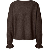 PIECES PIECES dame cardigan PCSALLY Cardigan Hot Fudge Melange