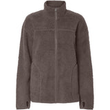 PIECES PIECES dame jakke PCSADIA Jacket Coffee Quartz