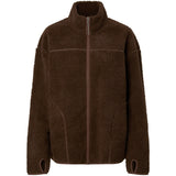PIECES PIECES dame jakke PCSADIA Jacket Hot Fudge