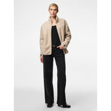 PIECES PIECES dame jakke PCSADIA Jacket Silver Gray