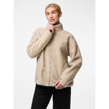 PIECES PIECES dame jakke PCSADIA Jacket Silver Gray