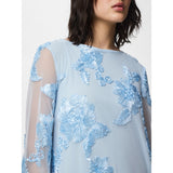 PIECES PIECES dame kjole PCEVA Dress Cashmere Blue
