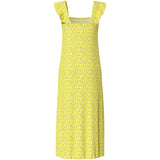 PIECES PIECES dame kjole PCFLORA Dress Pale Banana Small flower