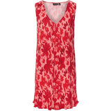 PIECES PIECES dame kjole PCFLORA Dress Adrenaline Rush Red tone flowers