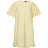 PIECES PIECES dame kjole PCGRIFFIN Dress French Vanilla Pink roses