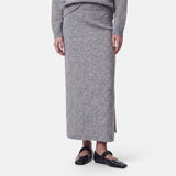 PIECES PIECES dame nederdel PCSALLY Skirt Medium grey melange