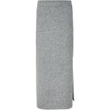 PIECES PIECES dame nederdel PCSALLY Skirt Medium grey melange