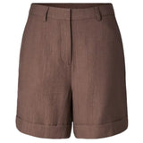PIECES PIECES dame shorts PCGERRY Shorts Coffee Quartz