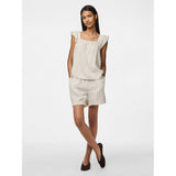 PIECES PIECES dame shorts PCPIA Shorts Birch BLACK