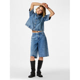 PIECES PIECES dame shorts PCSKY Shorts Medium blue denim