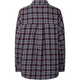 PIECES PIECES dame skjorte PCVIOLET Shirt Plum Perfect Maritime Blue